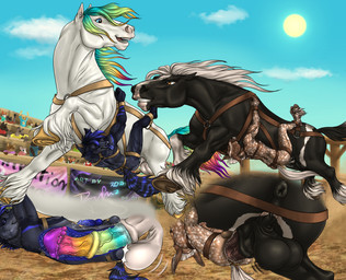 anal anal_penetration animal_genitalia animal_penis anthro anthro_on_feral anthro_penetrated anus balls bared_teeth belly_riding bestiality black_balls black_body black_fur black_hair black_penis blonde_mane blue_eyes blue_hair blue_mane blue_penis bound bound_together brown_balls brown_penis canine_genitalia canine_penis equine_anus equine_genitalia equine_penis feral feral_penetrating feral_penetrating_anthro fur genitals glistening glistening_eyes green_penis grey_balls grey_body grey_fur group hair knot male male/male male_on_feral male_penetrated male_penetrating male_penetrating_male mane multicolored_hair multicolored_penis nude open_mouth open_smile orange_eyes orange_penis penetration penile penile_penetration penis penis_in_ass pink_penis purple_penis racing rainbow_penis red_mane ridiculous_fit running sex side_view smile teeth two_tone_hair white_balls white_body white_fur white_hair white_mane x-ray_view yellow_penis rufciu canid canine equid equine horse mammal
