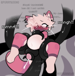 abdominal_bulge anthro balls bdsm bell bell_collar big_balls big_penis blush blush_lines blushing_profusely bodily_fluids bondage bound collar collar_only confusion cum cum_from_penis cum_in_ass cum_inflation cum_inside cum_while_penetrated cumshot deep_penetration ear_piercing ejaculation excessive_cum excessive_genital_fluids fellatio genital_fluids genitals glk humanoid_genitalia humanoid_penis inflation inner_monologue lifted male male_penetrated multiple_piercings nude nude_male nya oral oral_penetration penetration penile penis piercing pupils restrained restrained_by_tentacles scared sex solo spitroast spread_legs spreading swelling tears tears_of_fear tentacle_cum tentacle_in_mouth tentacle_in_throat tentacle_penetrating_anthro tentacle_penetrating_male tentacle_penetration tentacle_sex tentacles tentacles_around_arms tentacles_around_legs tentacles_everywhere text thinking thoughts purrmaxxing glue_(purrmaxxing) domestic_cat felid feline felis mammal english_text hi_res
