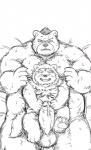 anthro balls belly blush bodily_fluids dominant duo fur genitals handjob humanoid_genitalia humanoid_penis male male/male nude overweight paws penile penis sex size_difference slightly_chubby sweat thick_thighs mtflying30371 bear gulonine mammal mustelid musteline wolverine 2018 father_(lore) father_and_child_(lore) father_and_son_(lore) incest_(lore) parent_(lore) parent_and_child_(lore) parent_and_son_(lore) son_(lore)