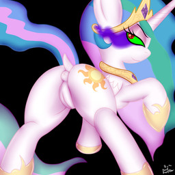 anus butt corruption feathered_wings feathers female feral genitals hair horn multicolored_hair multicolored_tail purple_eyes solo tail vulva white_body white_feathers wings paulpeopless friendship_is_magic hasbro my_little_pony mythology princess_celestia_(mlp) equid equine mammal mythological_creature mythological_equine winged_unicorn 1:1 hi_res