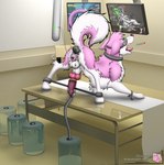 anal anal_penetration animal_genitalia animal_pussy bdsm bondage bound canine_genitalia canine_pussy curled_tail ejaculation electrostimulation feral forced forced_orgasm genitals herm intersex knot laboratory orgasm penetration penile penis_milking pussy sheath solo spread_legs spreading tail srfx18 kiba_kurokage canid canine canis domestic_dog husky mammal nordic_sled_dog spitz hi_res
