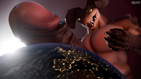 2_horns abs anthro balls biceps big_balls big_muscles big_penis brown_body brown_scales claws cloud cosmic_background earth earth_(planet) egyptian england erection europe fingers foreskin france genitals germany glans glowing glowing_eyes holding_object holding_planet horn huge_penis humanoid_genitalia humanoid_penis hyper hyper_genitalia hyper_penis imminent_sex imminent_vore incoming ireland italy light lights logo looking_pleasured looming looming_over macro macro_focus macro_male macro_penis male moon muscular muscular_anthro muscular_male nipples nude nude_macro nude_male pecs penis pink_glans planet planet_dwarfing portugal retracted_foreskin scales sharp_teeth solo space space_background spain spikes sun tail teeth maulclaw vulgarvictor_(modeler) bethesda_game_studios fallout microsoft obsidian_entertainment daddyclaw_(vulgarvictor) deathclaw human mammal monster reptile scalie 16:9 2026 3d_(artwork) artist_logo blender_(artwork) digital_media_(artwork) hi_res watermark widescreen