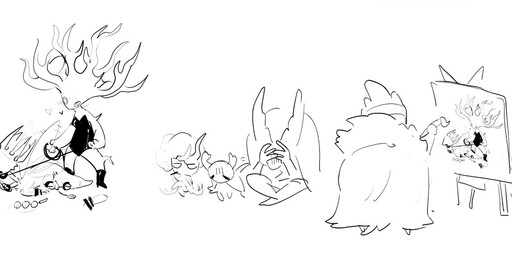 ambiguous_gender anal_beads anthro ball_gag black_bars black_boots black_clothing black_eyes black_footwear black_leotard blush blush_lines bodily_fluids boots bottomless bottomless_anthro brush cigarette cloak clothed clothing collar condom crossed_legs cuff_(restraint) dildo dominant dominant_female dominatrix drooling easel embarrassed female female_dominating_male footwear gag group handcuffed handcuffs head_in_hands husband_and_wife leash leash_pull leashed_male leotard male male/female married_couple metal_cuffs nude_taur on_ground paintbrush painting_(action) plant restraints saliva sex_toy sexual_barrier_device shoes simple_background sitting sitting_cross-legged smoking smoking_cigarette standing strapless_clothing strapless_leotard submissive submissive_male tree voyeur white_background white_body white_eyes white_head oxide_cat hollow_knight_(franchise) team_cherry hollow_knight_(character) lost_kin_(hollow_knight) paintmaster_sheo pale_king_(hollow_knight) the_knight_(hollow_knight) white_lady_(hollow_knight) arthropod arthropod_taur elemental_creature flora_fauna insect insect_taur taur treant vessel_(species) 2025 hi_res monochrome sketch sketch_page father_(lore) father_and_child_(lore) mother_(lore) mother_and_child_(lore) parent_(lore) parent_and_child_(lore)