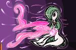 2018 3:2 ambiguous_gender digital_media_(artwork) dittodotto gardevoir generation_3_pokemon low_res nintendo not_furry pixel_(artwork) pokemon pokemon_(species) red_eyes simple_background solo