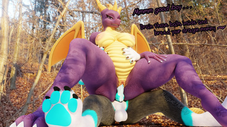 animal_genitalia animal_penis anthro balls big_breasts bodily_fluids breasts canine_genitalia canine_penis crossgender cum cum_in_vagina cum_inside cum_on_penis dialogue dominant dominant_female duo ejaculation erection female female_on_top female_penetrated fur genital_fluids genitals impregnation_request knot knotted_penis larger_female leaking_cum male male/female male_on_bottom male_penetrating male_penetrating_female mommy_kink mtf_crossgender nipples nude on_bottom on_top pawpads paws penetration penile penile_penetration penis penis_in_vagina seductive sex size_difference spread_legs spreading teeth text thick_thighs vaginal vaginal_penetration vulva wings rogue621 furromantic_(modeler) activision mythology spyro_the_dragon roguehusky spyro canid canine canis domestic_dog dragon husky mammal mythological_creature mythological_scalie nordic_sled_dog scalie spitz 16:9 3d_(artwork) 4k absurd_res digital_media_(artwork) english_text hi_res widescreen