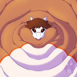 2_horns anthro black_sclera blobby bone brown_hair cheek_tuft chubby_cheeks countershade_fur countershade_torso countershading facial_tuft fat_neck front_view fur hair horn looking_at_viewer male male_anthro morbidly_obese morbidly_obese_anthro morbidly_obese_male obese obese_anthro obese_male open_mouth orange_body orange_ears orange_fur orange_tuft overweight overweight_anthro overweight_male pointy_ears prick_ears red_eyes skull skull_head solo tuft white_body white_countershading white_horn strawberrymilkdog mythology alex_velox dragon furred_dragon furred_scalie mythological_creature mythological_scalie scalie skull_dragon 1:1 2023 colored icon shaded