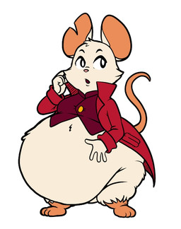 anthro belly belly_overhang big_belly bottomless breasts clothed clothing coat female fur hand_on_belly hand_on_own_belly huge_belly leg_rolls looking_aside medium_breasts notched_ear obese obese_anthro obese_female open_mouth overweight overweight_anthro overweight_female red_clothing red_coat red_topwear red_vest simple_background solo standing tail three-quarter_view topwear vest white_background white_body white_fur fawxen mina_the_hollower yacht_club_games mina_(mina_the_hollower) mammal mouse murid murine rodent 2023 digital_drawing_(artwork) digital_media_(artwork) full-length_portrait portrait