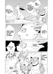 ambiguous_gender blastoise close-up comic dialogue duo eeveelution english_text feral generation_1_pokemon generation_4_pokemon leafeon nintendo pokemon pokemon_(species) reptile scalie screaming shocked sky speech_bubble text yamatokuroko965