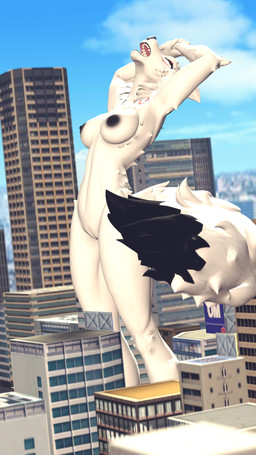 anthro breasts female female_anthro genitals macro macro_anthro macro_female nipples nude nude_anthro solo vulva astral_the_werewolf sindroom_(modeler) capcom okami_(capcom) amaterasu_(okami) canid canine canis mammal wolf 3d_(artwork) 4k 9:16 absurd_res digital_media_(artwork) hi_res source_filmmaker_(artwork)