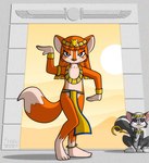 anthro barefoot biped bottomwear bracelet clothing dancing desert duo egyptian egyptian_architecture egyptian_clothing feet female female_focus hair jewelry loincloth looking_at_viewer male orange_hair pose seductive tail text krezz_karavan school_days background_character edna_(school_days) scotty_kat canid canine domestic_cat felid feline felis fox hybrid mammal mephitid skunk 2021 artist_name cel_shading dated digital_drawing_(artwork) digital_media_(artwork) english_text full-length_portrait portrait shaded