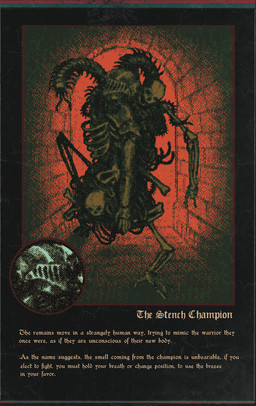 after_transformation ambiguous_gender antennae_(anatomy) armor body_horror bone group headgear helmet horror_(theme) not_furry rib_cage skeleton skull solo text warrior plastiboo vermis_(plastiboo) vermis_i animated_skeleton arthropod humanoid monster stench_champion undead english_text official_art