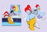 anthro apron apron_only beak big_butt biped bubble_butt butt clothing grey_background grey_body inside machine male mostly_nude plate simple_background soapy solo standing thick_thighs washing_dishes white_apron white_clothing wide_hips yellow_beak yellow_body conadolpomp adventures_of_sonic_the_hedgehog sega sonic_the_hedgehog_(series) scratch_(adventures_of_sonic_the_hedgehog) avian bird chicken galliform gallus_(genus) phasianid robot 2020 digital_media_(artwork) redraw