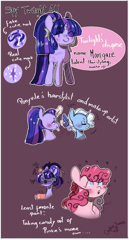 blush candy dessert female feral food group hair horn ponytail simple_background trio orphicswanart friendship_is_magic hasbro my_little_pony mythology pinkie_pie_(mlp) trixie_(mlp) twilight_sparkle_(mlp) earth_pony equid equine horse mammal mythological_creature mythological_equine pony unicorn hi_res