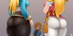 big_butt blonde_hair breasts butt clothing faceless_character faceless_female female group hair humanoid_pointy_ears long_hair male not_furry pointy_ears thinking thoughtful_expression tight_clothing jmg a_link_to_the_past breath_of_the_wild nintendo the_legend_of_zelda link princess_zelda humanoid hylian 2:1 hi_res