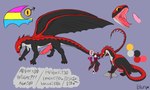 5:3 adderrod amon_blackdawn anthro big_penis blury character_name dragon duo felid feral genitals hi_res humanoid lgbt_pride male male/male mammal model_sheet mythological_creature mythological_scalie mythology open_mouth pansexual_pride_colors pantherine penis pride_colors scalie tail teeth_showing tiger tongue tongue_out