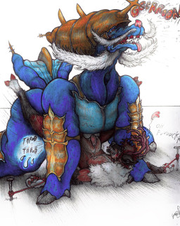 abdominal_bulge anal anal_penetration anthro anthro_on_feral anthro_penetrated bareback bestiality bodily_fluids bound cum cum_in_ass cum_inside duo feral feral_penetrating feral_penetrating_anthro forced from_front_position genital_fluids lying male male/male male_on_feral male_penetrated male_penetrating male_penetrating_male missionary_position on_back penetration rape sex size_difference yagi_b._(artist) nintendo pokemon deer generation_5_pokemon mammal pokemon_(species) samurott absurd_res hi_res