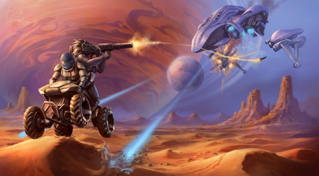 4_wheeler action_scene aircraft anthro armor avian_caruncle banshee_(halo) desert duo explosion face_covered faceless_character faceless_human faceless_male feather_hair feathered_crest feathers female female_anthro head_crest headgear helmet landscape_background male male_human mongoose_(halo) moon odst on_vehicle plasma pseudo_hair quad ranged_weapon rocket rocket_launcher spacecraft vehicle weapon daypaintstudio halo_(series) microsoft xbox_game_studios alien avian human kig-yar mammal scalie t'vaoan absurd_res colored hi_res