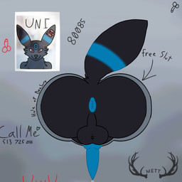 anthro anus balls bathroom blue_anus blue_penis bow_ribbon free_use genitals glory_hole knot knotted_penis male penis photo public_restroom red_eyes restroom_stall revealing_anus revealing_penis smile solo mettdesign_(artist) nintendo pokemon eeveelution generation_2_pokemon pokemon_(species) umbreon