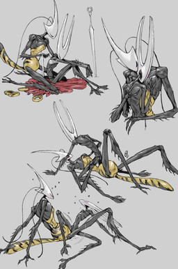 anthro arthropod_abdomen bandage bracelet duo female female/female hand_on_chest heart_symbol holding_partner insect_legs jewelry kissing lying multiple_poses multiple_positions nail_(weapon) nude nude_anthro nude_female on_back pose sex size_difference skinny skinny_anthro skinny_female smaller_on_top tarsi tribadism vaginal sarybomb hollow_knight:_silksong hollow_knight_(franchise) team_cherry hornet_(hollow_knight) shakra_(hollow_knight:_silksong) arthropod hi_res