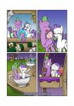 border dialogue female feral horn male tail text white_border burning-heart-brony friendship_is_magic hasbro my_little_pony mythology rarity_(mlp) spike_(mlp) dragon equid equine horse mammal mythological_creature mythological_equine mythological_scalie pony scalie unicorn 2014 comic english_text url