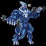 anthro anthrofied big_muscles exercise male muscular pokemorph pose protein simple_background solo transparent_background weightlifting weights workout chucknorris25 cybeezly cybeezlyad nintendo pokemon dialga generation_4_pokemon legendary_pokemon pokemon_(species) 1:1 absurd_res alpha_channel hi_res