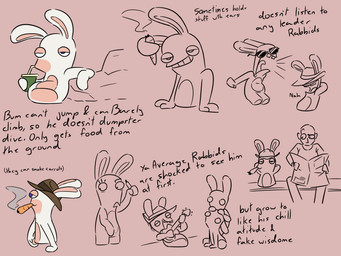 acoustic_guitar ambiguous_anthro ambiguous_gender angry anthro bald bench beverage blue_eyes bottomwear brown_bottomwear brown_clothing brown_hat brown_headwear brown_pants brown_shirt brown_tongue brown_topwear carrot clothed clothed_human clothed_male clothing dialogue disability drawing_on_face drinking drinking_straw empty_eyes eyewear eyewear_only food frown frowning_at_another fully_clothed fully_clothed_human fully_clothed_male fur grey_eyes group guitar half-closed_eyes hand_pawpads hands_behind_head hat hat_only hat_over_eyes headgear headgear_only headwear headwear_only heterochromia holding_beverage holding_carrot holding_food holding_marker holding_newspaper holding_object holding_vegetable larger_human larger_male legless long_ears looking_at_another male male_anthro male_human marker mitten_hands mostly_nude mostly_nude_male mouth_closed mouthless musical_instrument narrowed_eyes newspaper no_pupils nude on_bench open_frown open_mouth open_smile pants pawpads performance plant playing_guitar playing_music plucked_string_instrument rock shirt simple_background sitting sitting_on_bench size_difference smaller_anthro smaller_male smile smoke smoking smoking_carrot string_instrument sunglasses sunglasses_only tan_body tan_eyelids tan_inner_ear tan_pawpads tan_skin teeth text tongue tongue_out tools toothy_smile topwear trio vegetable whisker_spots white_body white_fur insert-thenewbl-here raving_rabbids rayman_(series) ubisoft bum_(insert-thenewbl-here) fan_character human lagomorph mammal rabbid 2024 4:3 character_name digital_drawing_(artwork) digital_media_(artwork) english_description english_text hi_res multiple_images
