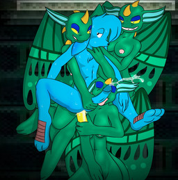 anal anal_penetration anthro blue_body bodily_fluids breasts cum cumshot dildo dildo_in_ass dildo_insertion ejaculation erection fellatio female fur genital_fluids genitals green_body group group_sex gynomorph gynomorph/male gynomorph_penetrating gynomorph_penetrating_male hair horn insect_wings intersex intersex/male intersex_penetrating intersex_penetrating_male lepidopteran_wings licking male male/female male_penetrated nipples nude nude_anthro nude_female nude_male object_in_ass object_insertion object_penetration oral orgasm orgy penetration penile penile_penetration penis penis_in_ass penis_lick sex sex_toy sex_toy_in_ass sex_toy_insertion smile tongue tongue_out wings yellow_eyes redemption3445 cracklevania mythology bunker_(character) dragonlady armadillo dragon mammal mythological_creature mythological_scalie scalie xenarthran digital_media_(artwork) hi_res