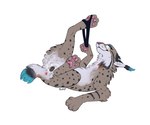 animal_genitalia animal_vulva anus bodily_fluids clothed clothed_feral clothing female feral genital_fluids genitals makeup panties partially_clothed solo underwear vaginal_fluids vulva queenkoko felid feline lynx mammal hi_res