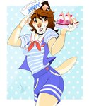 anthro brown_eyes brown_hair clothed clothing eyebrows eyelashes female hair smile solo wolflady stranger_things danika_(wolflady) canid canine canis domestic_dog mammal 2020 digital_media_(artwork)