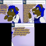 10_souls 1:1 blue_eyes blue_hair clothing comic dialogue english_text equid equine fan_character hair hasbro horse lovingwolf male mammal my_little_pony pony profanity question scary speech_bubble story text tumblr