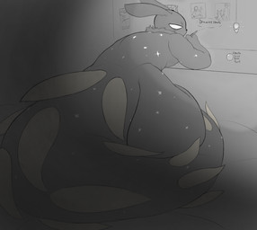 ambiguous_gender black_body black_fur blush bottom_heavy circle_eyebrows drawing_(action) duo empty_eyes eyebrows feral flat_chested fur gem hand_holding holding_object holding_pen hug lamp lantern leaning_on_table neck_tuft open_mouth pearl_(gem) pen semi-anthro sitting solo stars_in_hair text tired_eyes tuft white_eyes wide_hips sharpeyesanon boy_kisser_(meme) rain_world videocult anon watcher_(rain_world) human lizard_(rain_world) mammal slugcat absurd_res english_text hi_res meme picture_in_picture