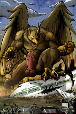 5_fingers abs aircraft airplane anthro balls beak biceps biped blood blood_in_mouth blood_on_foot blood_on_hand bodily_fluids brown_body brown_fur building car city city_background city_destruction cityscape claws crush destruction detailed_background erection extreme_size_difference feathered_wings feathers feet finger_claws fingers foot_crush fur genitals gore hair holding_micro humanoid_genitalia macro macro_anthro male micro_human muscular muscular_anthro muscular_male nude outside paws pecs penis rampage size_difference sky smile solo stomping tail toe_claws toes vehicle vehicle_crash vehicle_destruction wings ridleydupree mythology carpo avian gryphon mythological_avian mythological_creature hi_res