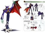 blue_face claws male purple_body red_eyes simple_background solo text white_background winged_arms wings yellow_sclera capcom mega_man_(series) mega_man_battle_network shademan.exe humanoid vampire english_text official_art sketch