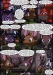 2016 absurd_res amethyst_(kitfox-crimson) anthro armor black_body black_fur bodily_fluids bray_(kitfox-crimson) brianna_(kitfox-crimson) brown_body brown_fur cloak clothed clothing colored comic crying dasyurid dasyuromorph dialogue dialogue_box english_text female fur green_clothing group hi_res in_our_shadow kangaroo kitfox-crimson lady_brushfire_(kitfox-crimson) macropod male mammal marsupial murid murine numbat pipa_(kitfox-crimson) purple_cloak purple_clothing quoll rat red_body red_fur red_kangaroo rodent speech_bubble tears text wallaby