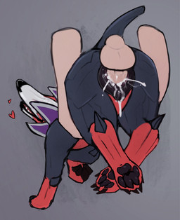 animal_genitalia animal_vulva ass_up bestiality bodily_fluids canine_genitalia canine_vulva claws cum cum_drip cum_in_vagina cum_inside cum_on_penis doggystyle dominant dominant_female dripping duo ejaculation female feral feral_penetrated from_behind_position genital_fluids genitals happy happy_sex heart_symbol human_on_feral human_penetrating human_penetrating_feral interspecies male male/female male_on_feral mature_female orgasm_face pawpads paws penetration penis raised_tail sex smile tail vaginal vaginal_penetration vulva duckerzzart league_of_legends riot_games tencent naafiri_(lol) canid canine human mammal absurd_res hi_res