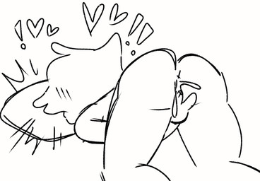 anthro big_breasts big_butt breasts butt female female_penetrated genitals looking_at_viewer looking_back masturbation nude penetration solo solo_focus solo_in_panel thick_thighs just_squidding blushcrunch_studio dandy's_world roblox blot_(dandy's_world) inkblot hi_res