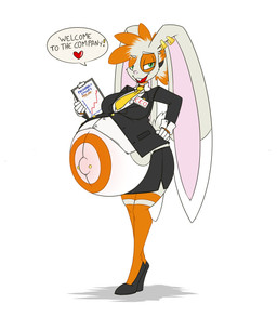 accessory aligned_feet anthro belly belly_blush big_belly big_breasts blush body_blush bottomwear breasts buckteeth business_suit chart clipboard clothing dialogue ear_piercing female footwear fur glistening_heart green_eyes grey_body grey_fur hair_accessory hair_tie hand_on_hip hand_on_own_hip heart_after_text heart_symbol high_heels holding_clipboard holding_hips holding_object long_ears looking_at_viewer navel navel_piercing necktie orange_body orange_fur outie_navel pencil_skirt piercing pregnant pregnant_anthro pregnant_female shadow shoes simple_background skirt solo speech_bubble suit teeth text text_with_heart tight_clothing white_background white_body white_fur wouhlven sona_(wouhlven) lagomorph leporid mammal rabbit 2020 absurd_res english_text hi_res