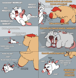 1_horn >_< abuse animal_noises anus baby_talk balls blood blood_from_eye blood_from_mouth blood_in_mouth bodily_fluids brown_body brown_fur chasing child_abuse chirping color_coded_text crying dialogue duo empty_eye_socket eye_gouge eyes_closed feathered_wings feathers feces female female_feral feral fur genital_fluids genitals gore hair hooves horn kick male male_feral neonate pain pained_expression pink_eyes pink_hooves pink_tail pink_wings red_hair red_hooves red_tail running running_away simple_background struggling suffering tail tears text threatening urine violence vulva white_body white_fur wings x_anus young young_female young_feral nekuchan fluffy_pony mythology dolly_(nekuchan) equid equine fluffy_pony_(species) mammal mythological_creature mythological_equine winged_unicorn 2021 comic digital_media_(artwork) english_text