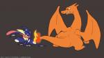 2014 3_fingers 3_toes ambiguous_gender amphibian angry animated anthro attack bald barefoot charizard chubby claws dragon eyes_closed feral fight fire frog frown greninja half-closed_eyes horn jumping kick ninja nintendo not-quite-normal nude open_mouth orange_dragon pokémon sharp_claws sharp_teeth size_difference squint standing super_smash_bros teeth toe_claws tongue tongue_out two_toes video_games webbed_feet webbed_hands wings
Rating: Safe
Score: 25
User: forkU
Date: April 14, 2014