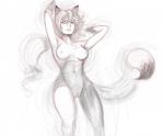 breasts female floating fur genitals hair nipples nude partially_submerged pussy solo water reddragonsyndicate bunny_and_fox_world ania_(fu8) animal_humanoid arctic_fox canid canid_humanoid canine canine_humanoid fox fox_humanoid humanoid mammal mammal_humanoid true_fox absurd_res hi_res