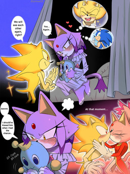 after_transformation anthro bed biting_thumb blush clothing duo feet female furniture hair_down heart_symbol heartbeat hero kissing male male/female memory nightgown pillow plushie princess royalty simple_background sleepwear smile speech_bubble super_transformation text thought_bubble toes yeoon sega sonic_the_hedgehog_(series) blaze_the_cat burning_blaze sonic_the_hedgehog super_sonic chao_(sonic) domestic_cat eulipotyphlan felid feline felis hedgehog mammal 3:4 english_text hi_res