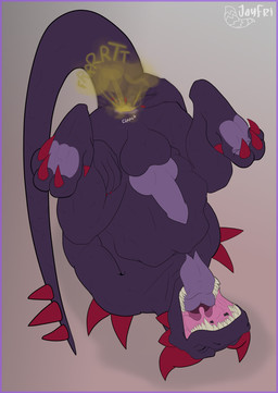 abdominal_bulge almost_fully_inside anal anal_fluids anal_juice_drip anal_juice_on_butt anal_juice_on_finger anal_juice_on_hand anal_juice_string anal_vore anthro anthro_pred anus balls bodily_fluids body_in_anus clenching dripping fangs fart fart_cloud feet genitals goo_drip green_fart_cloud hindpaw horn knot knotted_penis larger_anthro larger_male larger_pred male male_pred male_prey mouth_shot muscular muscular_anthro muscular_male onomatopoeia open_mouth paws penis perineum purple_anus purple_body purple_flesh purple_penis purple_perineum purple_tongue red_eyes sharp_teeth size_difference slime soft_vore sound_effects spiked_tail spikes spikes_(anatomy) spread_anus spreading tail teeth text tongue tongue_out unwilling_prey uvula vore willing_pred jayfri mythology devourer_(razor_koopa) dragon goo_creature goo_dragon mammal mythological_creature mythological_scalie procyonid raccoon scalie absurd_res hi_res