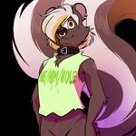 big_tail markings pronouns simple_background solo striped_markings striped_tail stripes tail tail_markings text transparent_background conditional_dnp cupsofjade he/him/hole hammock_(cupsofjade) mammal mephitid skunk 1:1 alpha_channel english_text