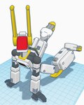 ambiguous_gender antennae_(anatomy) anthro machine pose seductive slim jimmy_jamban tinkercad humanoid robot robot_humanoid 3d_(artwork) digital_media_(artwork) hi_res pinup