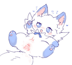 abdominal_bulge blue_body blue_eyes blue_fur blush blush_stickers bodily_fluids chest_tuft clitoral_hood cum cum_in_vagina cum_inside cum_on_tail dipstick_ears disembodied_penis duo ear_markings ejaculation feathered_wings feathers female female_feral female_focus female_penetrated feral feral_focus feral_penetrated front_view fur fur_tuft genital_fluids genitals leg_markings lying male male/female markings multicolored_body multicolored_ears multicolored_fur noseless oblivious oblivious_sex on_back paws penetration penile penile_penetration penis penis_in_vagina pink_penis quadruped sex socks_(marking) solo_focus tail tuft two_tone_body two_tone_fur vaginal vaginal_penetration vulva white_body white_fur wings kirichiiii domestic_cat felid feline felis mammal 2024 digital_drawing_(artwork) digital_media_(artwork) flat_colors