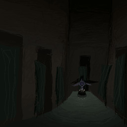 anthro birthday_cake cake candle dessert detailed_background food fur furniture grey_body grey_fur male solo table demensa mammal 1:1 2024 digital_media_(artwork) hi_res pixel_(artwork)