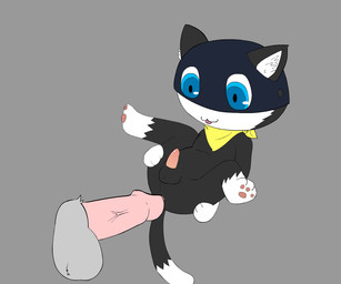 3_toes abdominal_bulge anal anal_orgasm anal_penetration animal_genitalia animal_penis anthro ball_size_difference balls big_balls big_penis black_body black_fur blep blue_eyes bodily_fluids bouncing_balls bouncing_penis butt canine_genitalia canine_penis claws cum cum_in_ass cum_inflation cum_inside cum_on_self cum_while_penetrated cumshot dominant duo ejaculation erection feet feline_genitalia feline_penis fur genital_fluids genitals hands-free hindpaw humanoid_genitalia humanoid_penis inflation kerchief large_penetration larger_dom larger_male looking_at_genitalia looking_at_penis male male/male male_penetrated male_penetrating male_penetrating_male markings mask nude orgasm pawpads paws penetration penile penile_penetration penis penis_in_ass penis_size_difference sex size_difference smaller_male smaller_penetrated solo_focus spread_legs spreading tail tail_markings tapering_penis teeth toes tongue tongue_out white_body white_fur ifgirl atlus megami_tensei persona_(series) persona_5 sega morgana_(persona) domestic_cat felid feline felis mammal tuxedo_cat 2017 6:5 animated frame_by_frame loop