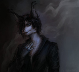 abstract_background alternative_fashion anthro arm_tattoo black_body black_clothing black_ears black_fur black_hair black_nose black_shirt black_topwear blue_eyes blue_scarf celebrity clothed clothed_anthro clothed_male clothing cosplay dark depressing depression depressive ear_markings elegant emo emo_haircut eye_markings eyebrows fully_clothed fully_clothed_anthro fully_clothed_male fur goth grey_body grey_fur grey_markings hair head_markings inner_ear_fluff long_hair looking_at_viewer male markings multicolored_body multicolored_fur music musician open_clothing open_shirt open_topwear plantigrade pose reference_to_character ring scarf shirt singer skinny slim slim_anthro slim_male small_waist smoke solo standing tattoo topwear tuft upset white_body white_chest white_fur gothicbatty eric_martins marilyn_manson mammal rodent sciurid tree_squirrel 2026 colored digital_drawing_(artwork) digital_media_(artwork) hi_res painting_(artwork) portrait redraw