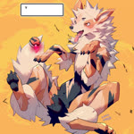 2024 animal_genitalia animal_penis animated arcanine becoming_erect canine_genitalia canine_penis cursed_object dialogue_box erection feet feral feral_transformation foot_focus furry_sb generation_1_pokemon genitals hi_res human human_to_feral magic male male_focus mammal mid_transformation nintendo open_mouth orange_eyes paws penis pokeball pokemon pokemon_(species) ra'zim red_eyes sheath solo species_transformation tongue tongue_out transformation webm white_body white_skin