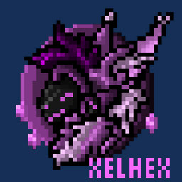 anthro fur machine male male/male pink_body pink_ears pink_fur protogen_armor protogen_face protogen_visor solo protogen digital_media_(artwork) low_res pixel_(artwork)